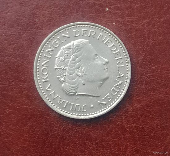 Монета Нидерланды 1 гульден 1971 г.