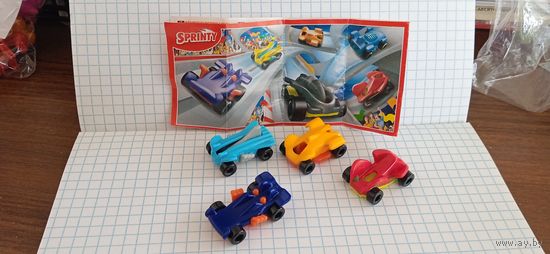 Коллекционные игрушки из Киндер сюрприза. SPRINTY. Машинки SD 263-SD 267.  6