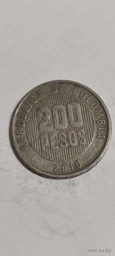 Колумбия 200 песос 2010