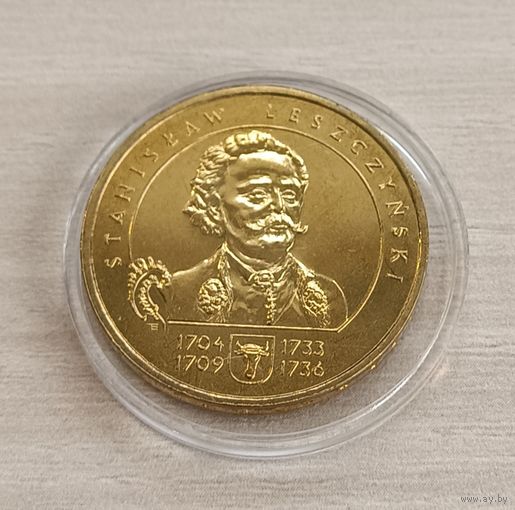 Польша 2 злотых 2003 год. " Польские правители - Станислав I Лещинский "
