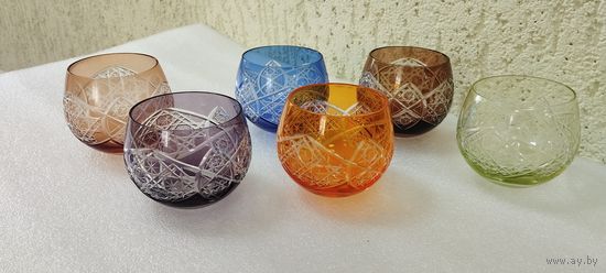 Бокалы для прохладительных напитков (набор 6 штук), хрусталь. Германия