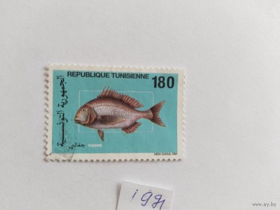 Тунис 1971  рыба