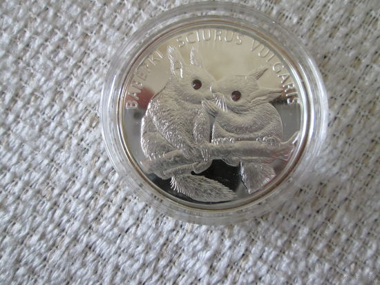20  рублей ,  Беларусь ,   2009 г. Белки ,  без  сертификата . Люкс ,  с  1  рубля