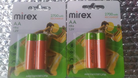 Аккумуляторы АА 4шт.