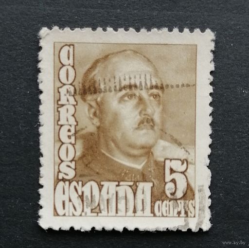 Испания 1948 Генерал Франко (III) 1948-1954 гг.  Главы государств (Военные) | Диктаторы