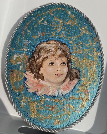 Панно на холсте ангел