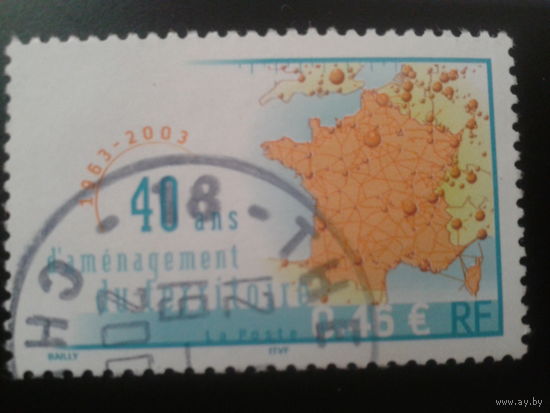 Франция 2003 карта Франции