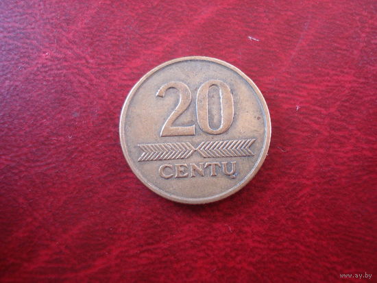 20 центов 2008 Литва