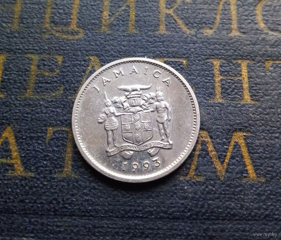 5 центов 1993 Ямайка #01 AU