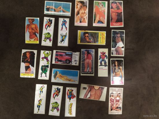 Наклейки - вкладыши - жвачка 18+