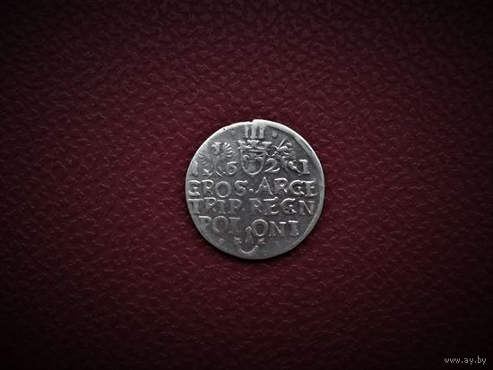 3 ГРОША 1621г. Польша сигизмунд IIIй