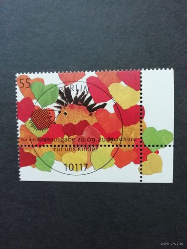 Германия. 2007 Марка "Марка детям" (гашеная с клеем) Mi.2619 каталог 1.00 евро