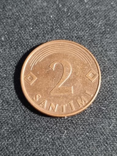 Латвия 2 сантима 2000