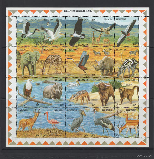 Уганда 1989** Дикая фауна Африки