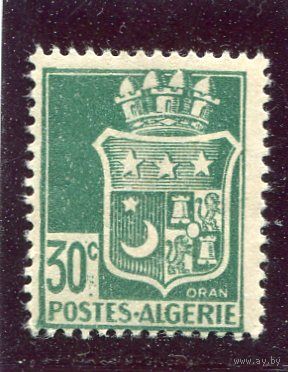 Французский Алжир. Стандарт. Герб города Оран. 30с