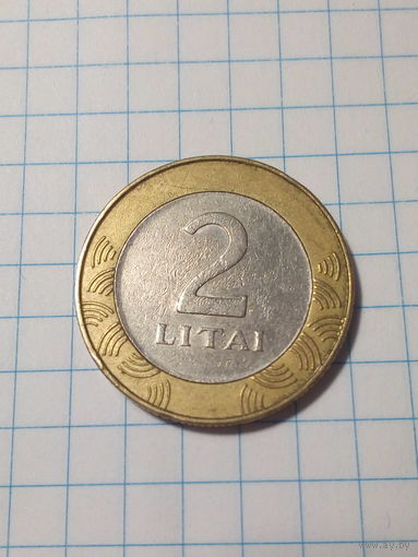 2 лита Литва 2009 год
