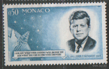 МОН. М. 789. 1964. Дж. Кеннеди. Космос. ЧиСт.