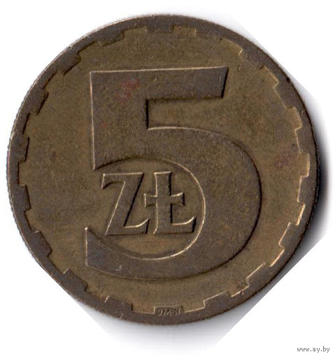 Польша. 5 злотых. 1976 г.