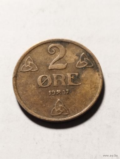 Норвегия 2 оре 1937