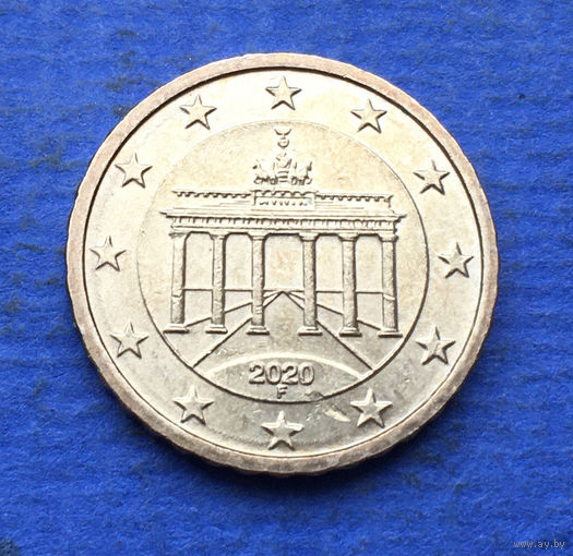 Германия 10 евроцентов 2020 F