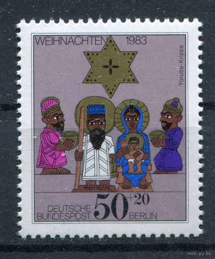 Берлин - 1983г. - Рождество - полная серия, MNH [Mi 707] - 1 марка