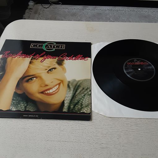 C.C. CATCH - 1988 - BACK SEAT OF YOUR CADILLAC (GERMANY) LP, MAXI-SINGLE,  12", 45RPM