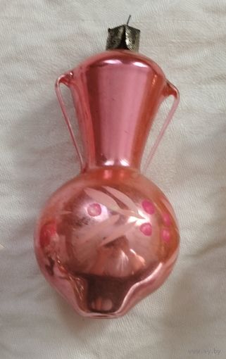 Ёлочная игрушка ваза