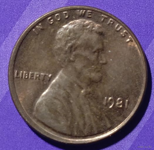 1 цент 1981  США