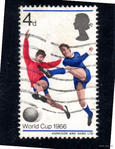 Великобритания.Ми-422.Игроки с мячом.Чемпионат Мира по футболу.1966.