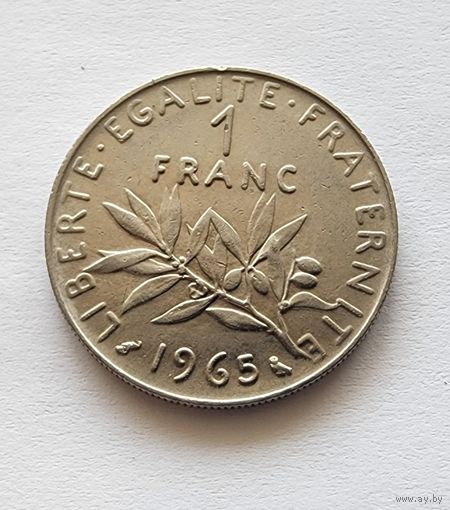 Франция 1 франк, 1965