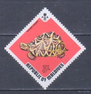 [2441] Мальдивы 1973. Фауна.Черепаха. MNH