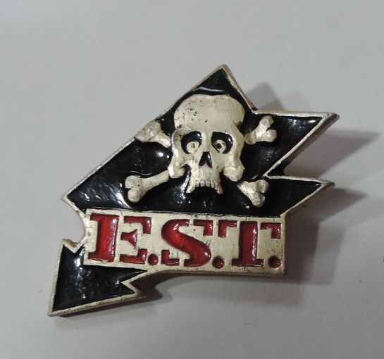 Значок "Рок Музыка Металл". Алюминий.