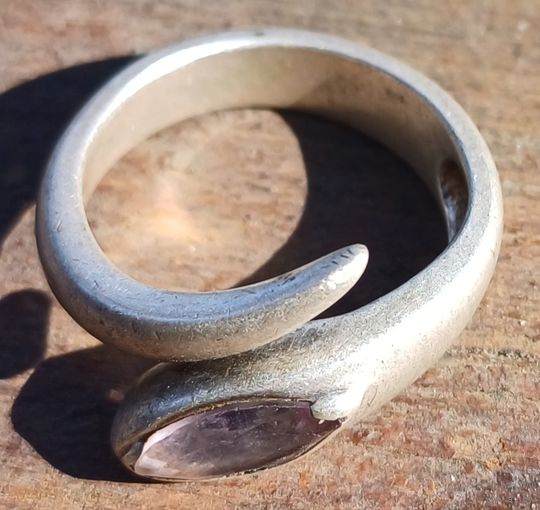 Кольцо серебро
