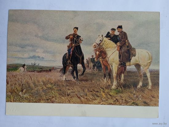 1955. Кравченко. В Сальских степях