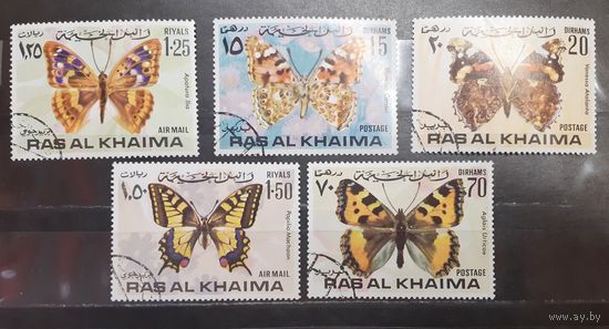 Рас -эль-Хайма. 1972 год. Фауна. Бабочки (1426)