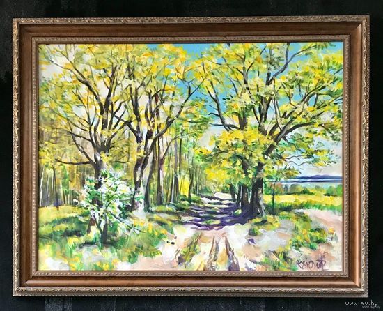 Ксендзов А.П;60/80см; "Vjasna" (Весна) Холст, акрил. Размеры 60/80 см.