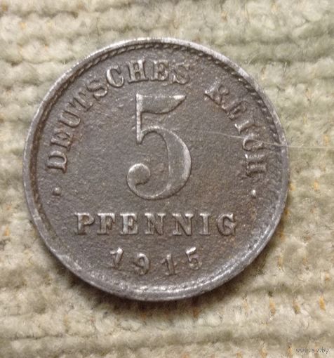 Werty71 Германия 5 пфеннигов 1915 E Редкая