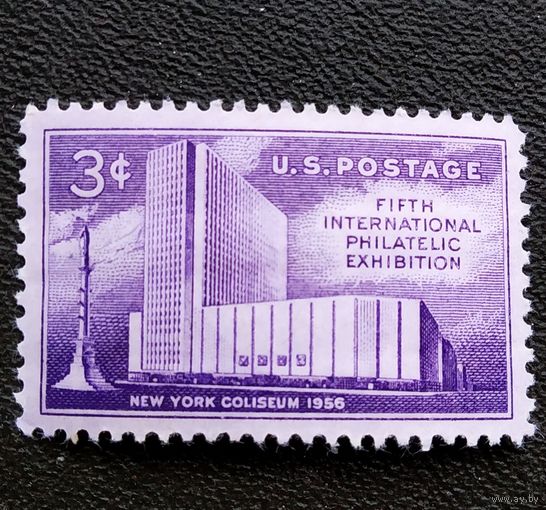 Марка США 1956 год Международная Филателистическая выставка