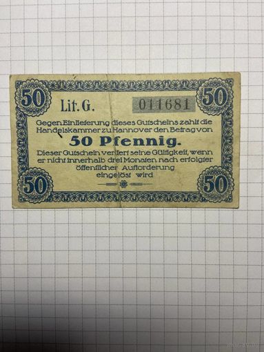 50 пфенигов (нотгельды) г. Германия.-2012