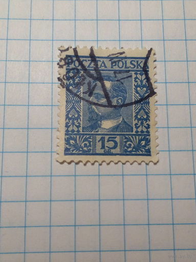Марка  Польша 1921