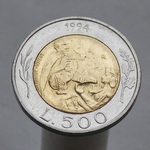 Сан-Марино 500 лир 1994 Каменотес