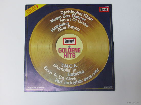 Виниловая пластинка. Orchester Udo Reichel / The Hiltonaires – Europa Goldene Hits. Seite 2.  Золотые хиты Европы. 2 стороны.