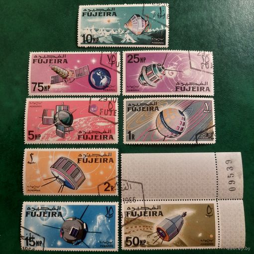 ОАЭ 1966. Фуджейра. Космонавтика. Полная серия