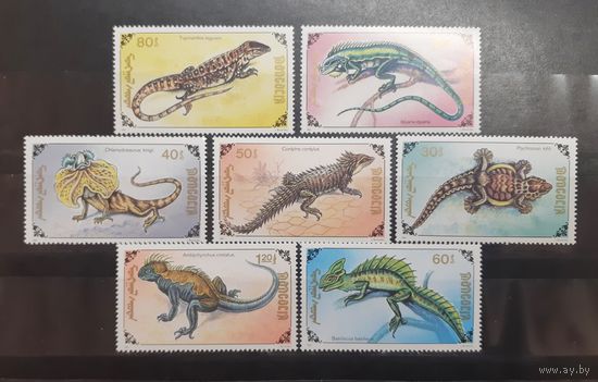 Монголия. 1991 год. Фауна. Рептилии (121)