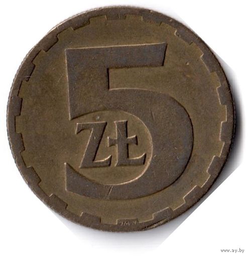 Польша. 5 злотых. 1976 г.
