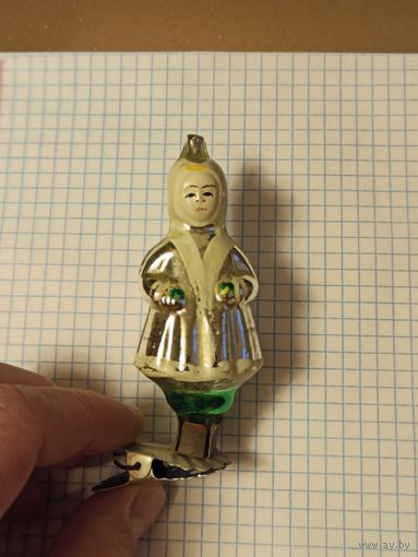Ёлочные игрушки на прищепках 3 штуки