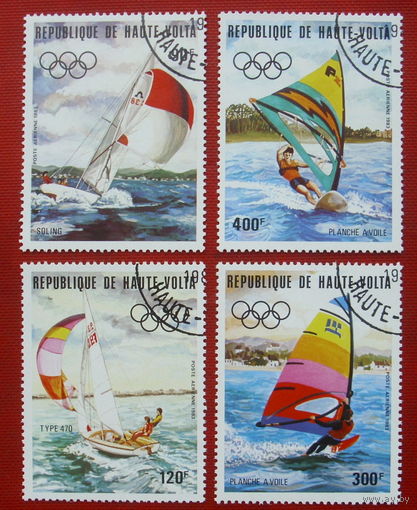 Конго. Парусный спорт. ( 4 марки ) 1983 года. 5-2.