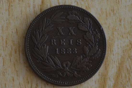 Португалия 20 реалов 1883 с 1 руб