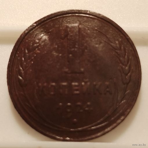 1 копейка 1924 г. Рубчатый