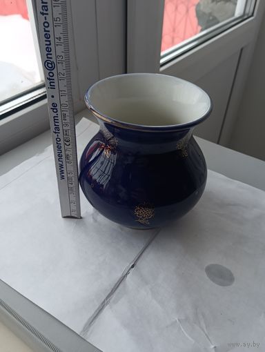 Ваза, фарфор, позолота ЛФЗ( СССР 1950-е гг)